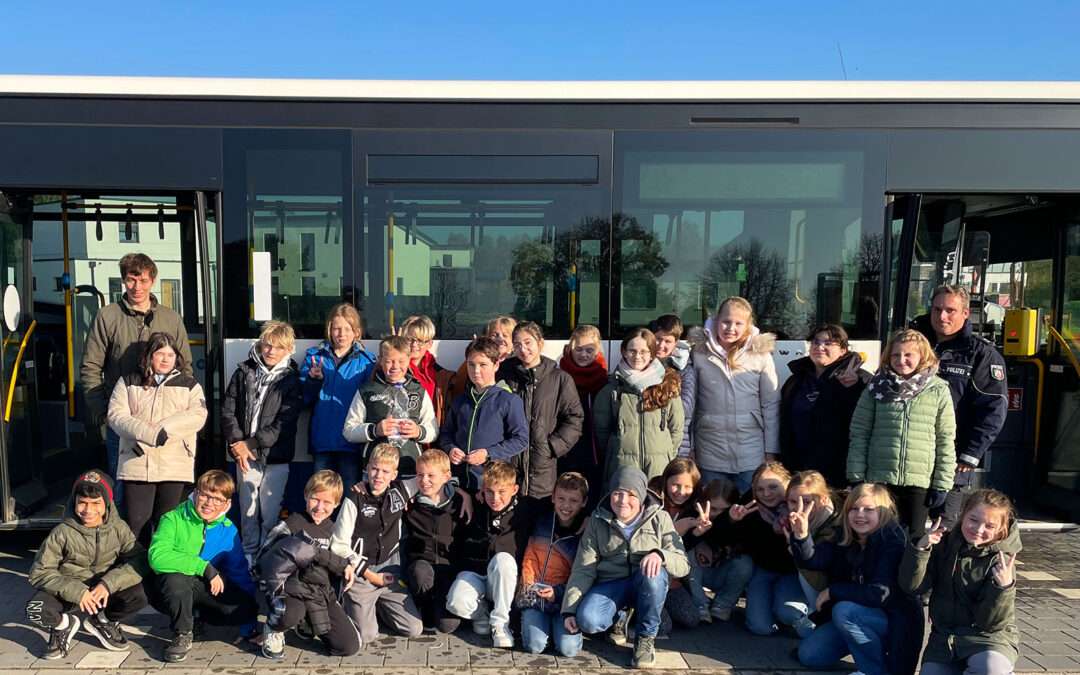 Busfahrtraining in Jahrgang 5