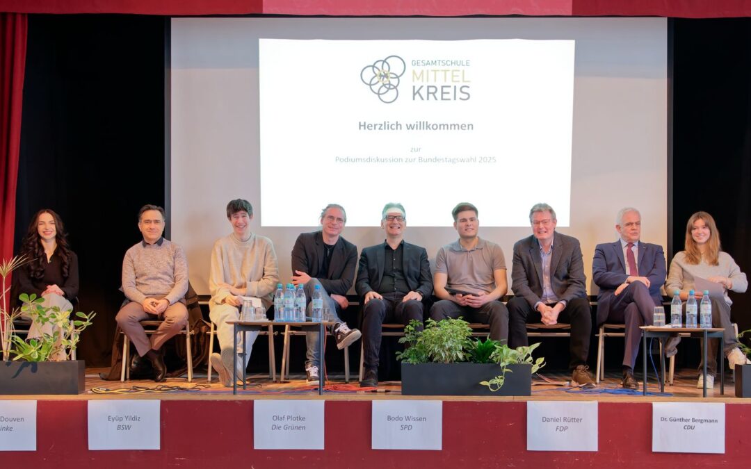 Erfolgreiche Podiumsdiskussion zur Vorbereitung auf die Bundestagswahl 2025
